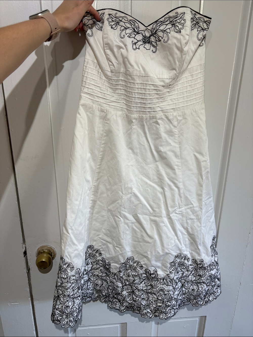 White House Black Market Strapless Dress